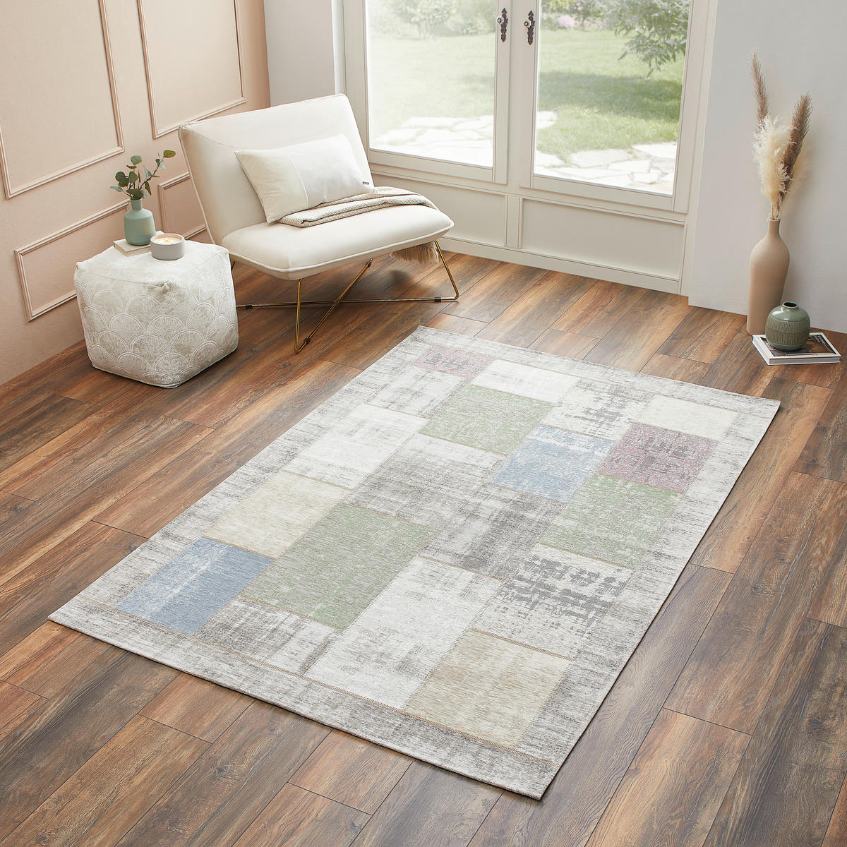 FLACHWEBETEPPICH 155/230 cm Multicolor rechteckig  - Multicolor, Trend, Textil (155/230cm) - Novel