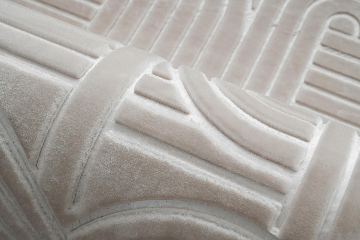 FLACHWEBETEPPICH  Wohnzimmer 120/160 cm Calma Beige rechteckig  - Beige, Basics, Textil (120/160cm) - Kayoom