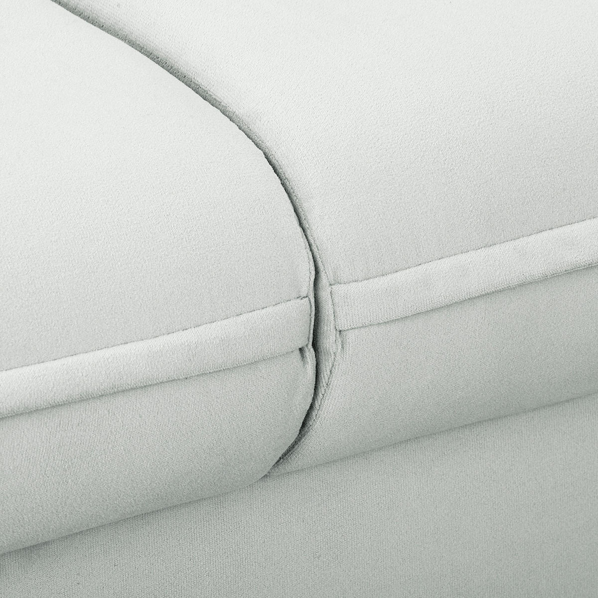 2-SITZER-SOFA JULI in Samt Dunkelblau  - Schwarz/Dunkelblau, Design, Holz/Textil (138/86/100cm) - P & B