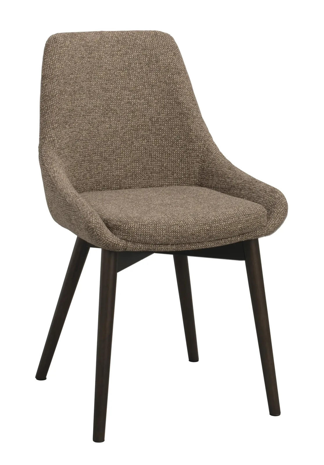 STOL     - beige/brun, Klassisk, metall/trä (49/85/55cm) - Rowico