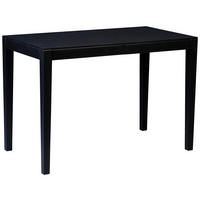 PÍSACÍ STÔL, čierna, 110/60/75 cm - čierna, Konventionell, kompozitné drevo (110/60/75cm) - Livetastic