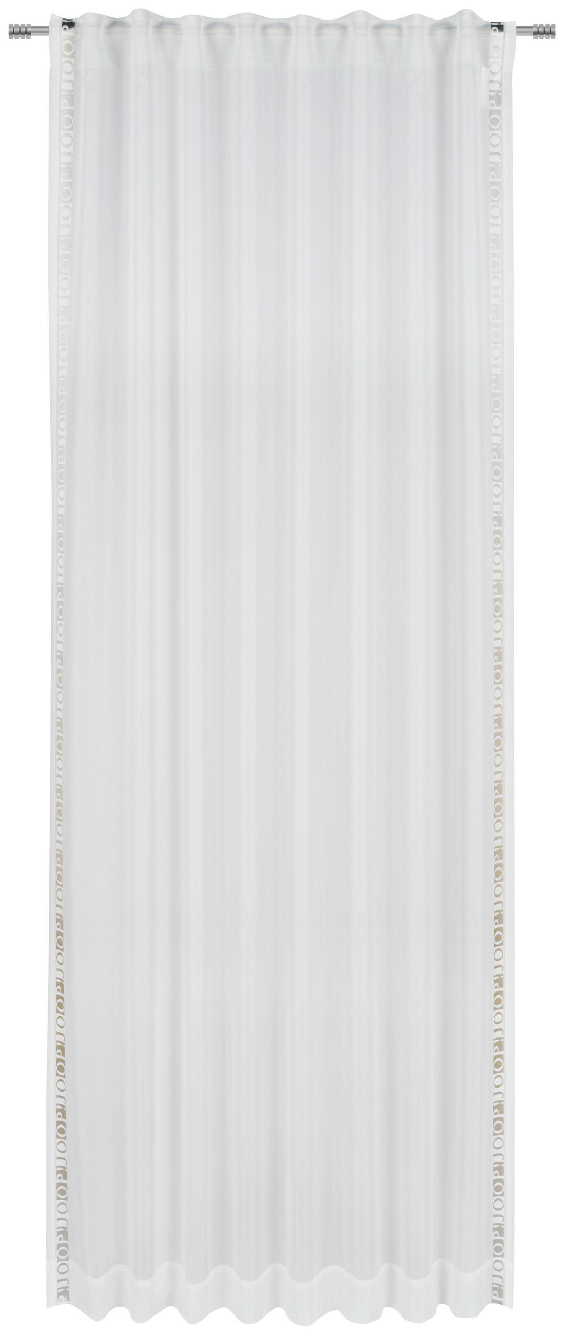 FERTIGVORHANG blickdicht  - Weiß, Design, Textil (130/250cm) - Joop!