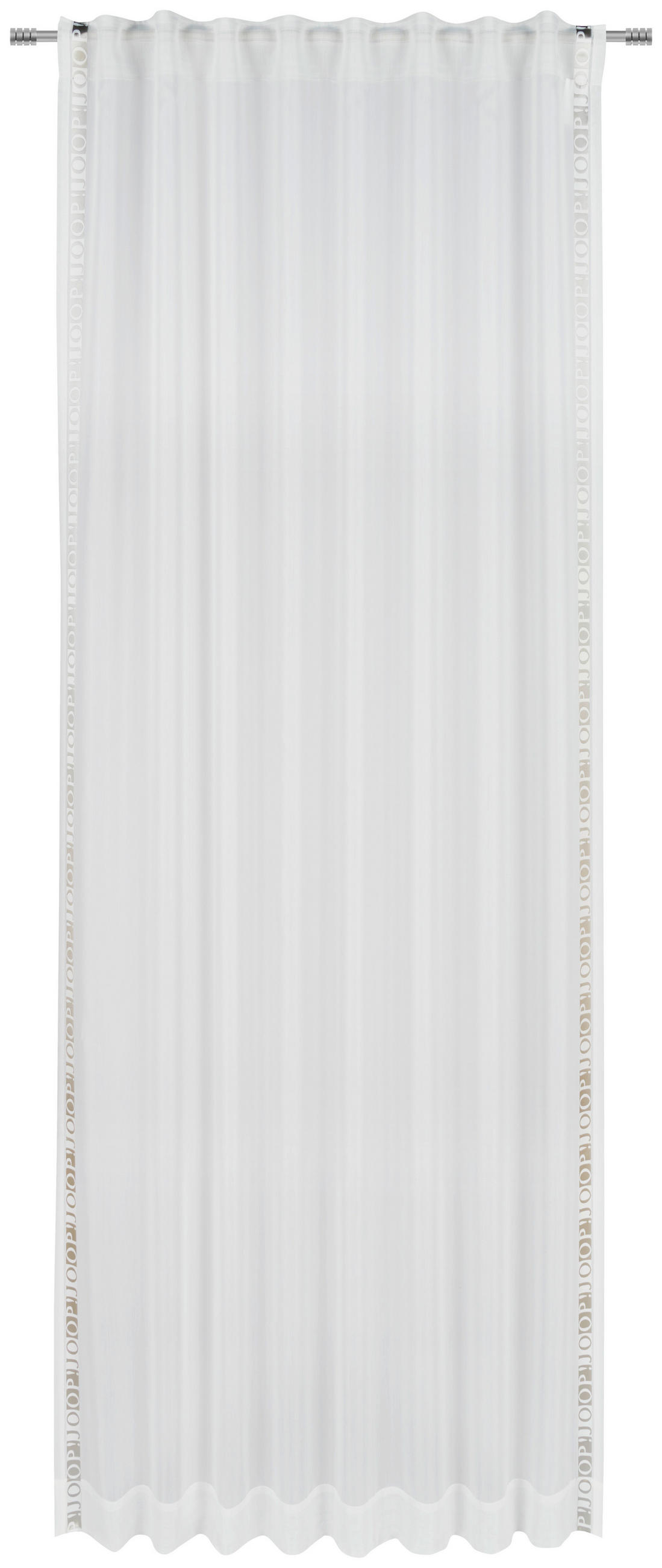 FERTIGVORHANG blickdicht  - Weiß, Design, Textil (130/250cm) - Joop!