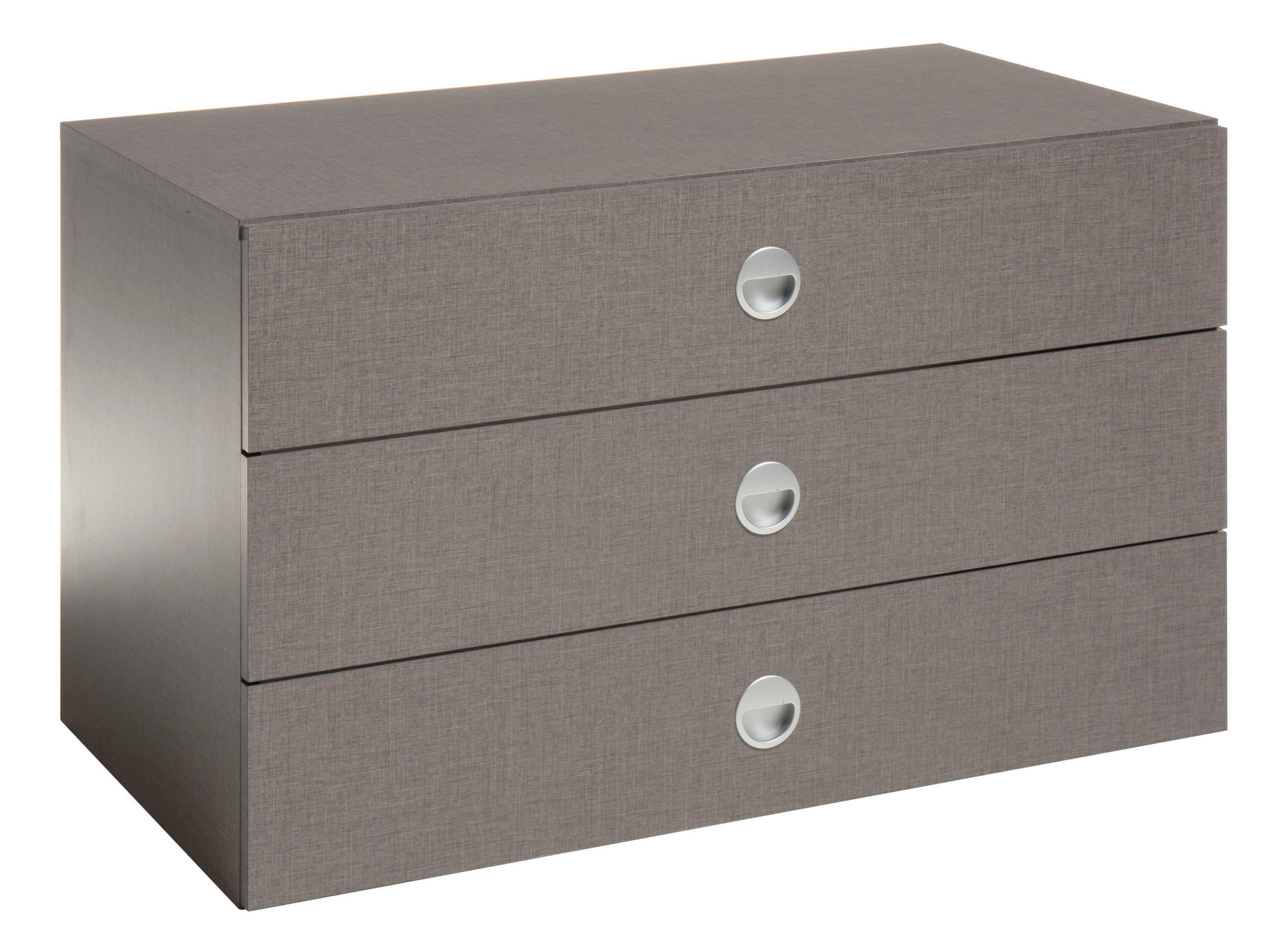 SCHUBKASTENEINSATZ 82,5/49/48,5 cm Grau  - Grau, Holzwerkstoff (82,5/49/48,5cm) - Carryhome
