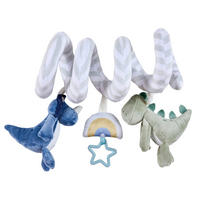 BABYSCHALENMOBILE Dani & Didi  - Blau/Grün, Basics, Kunststoff/Textil (22cm) - Patinio