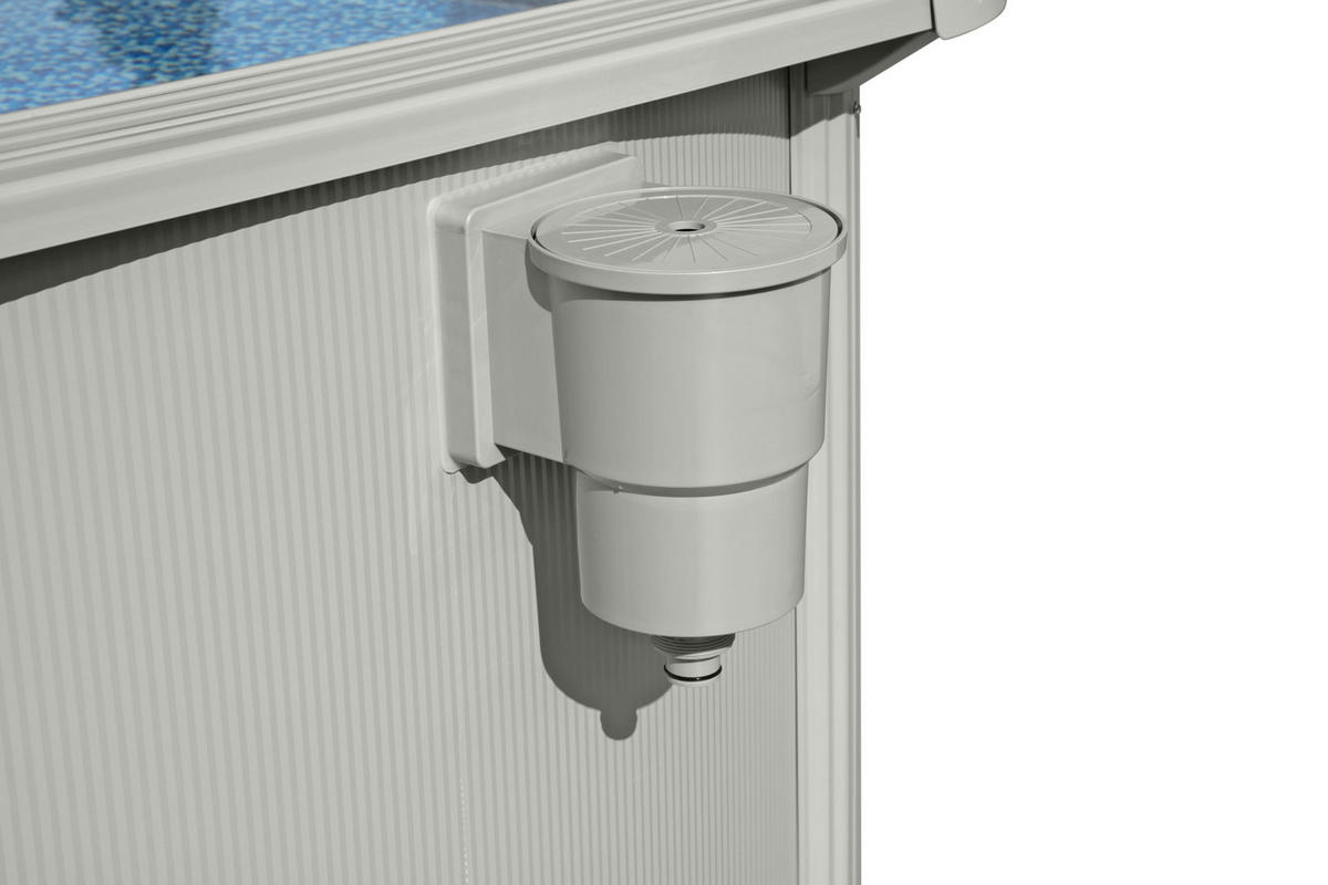 POOL SET 56384 460/120 cm  - Blau/Grau, KONVENTIONELL, Kunststoff/Metall (460/120cm) - Bestway