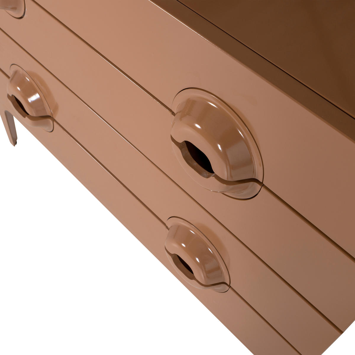 KOMMODE Merge  in 110/89/44 cm  - Altrosa, Design, Holz/Metall (110/89/44cm) - Livetastic