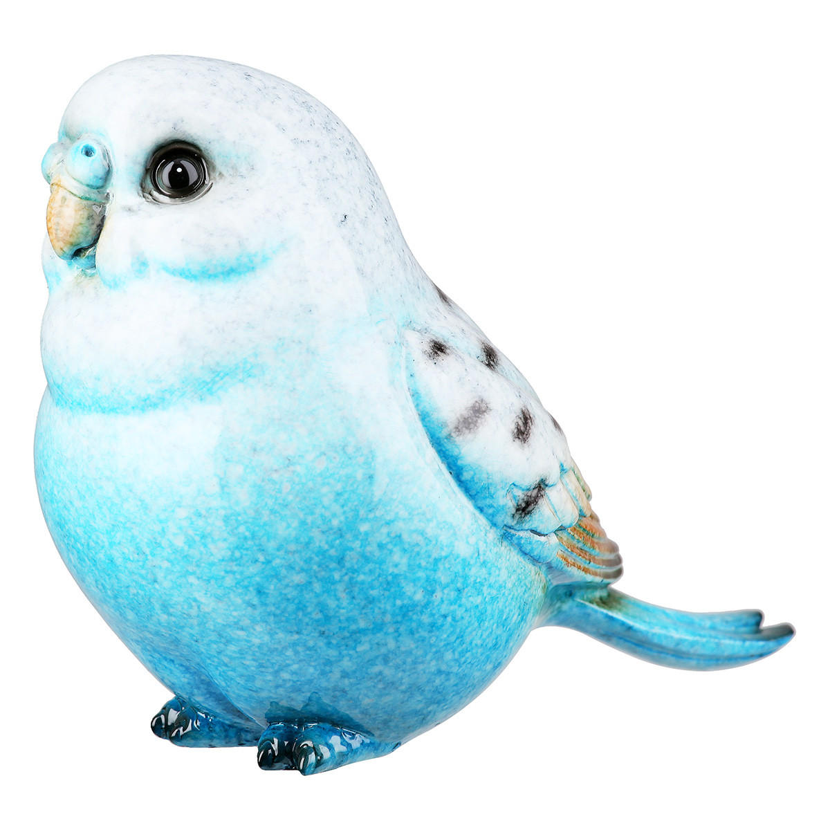 DEKOVOGEL - Hellgrün/Hellblau, LIFESTYLE, Keramik (6/8,5/9,5cm)