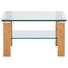 COUCHTISCH Eiche furniert quadratisch Eichefarben - Eichefarben, Design, Glas/Holz (75/75/43cm) COUCHTISCH Eiche furniert quadratisch Eichefarben - Eichefarben, Design, Glas/Holz (75/75/43cm)