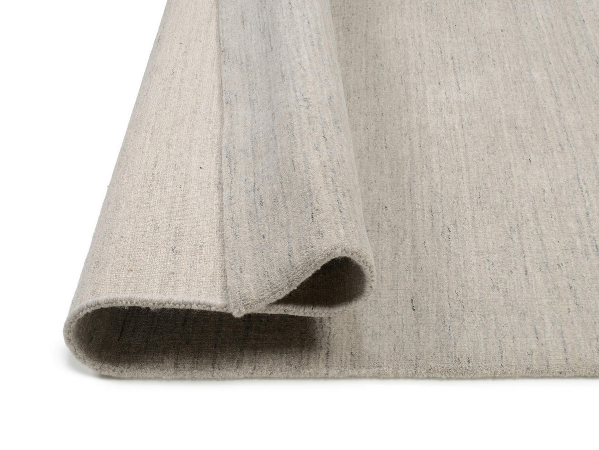 WOLLTEPPICH 200/250 cm Hellgrau  - Hellgrau, Basics, Textil (200/250cm) - Linea Natura