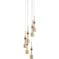 HÄNGELEUCHTE Candy Bar 44/160/44 cm   - MODERN, Glas/Metall (44/160/44cm) - Kare-Design