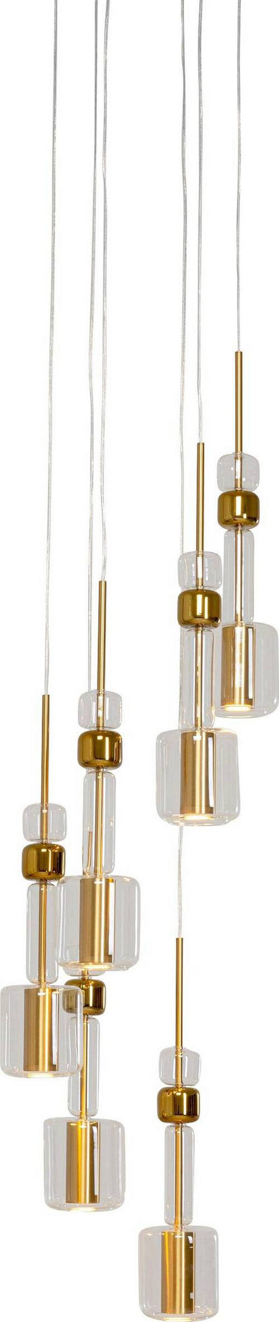 HÄNGELEUCHTE Candy Bar 44/160/44 cm   - MODERN, Glas/Metall (44/160/44cm) - Kare-Design