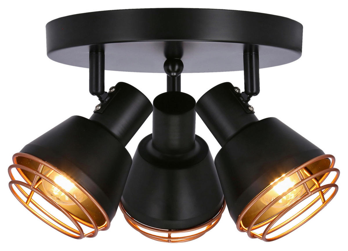 DECKENLEUCHTE 22/22/15 cm   - Basics, Metall (22/22/15cm)