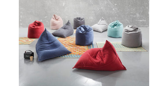 SITZSACK Webstoff 220 L - Rosa, KONVENTIONELL, Textil (65/95/75cm) - Xora