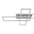 LED-DECKENLEUCHTE 82,5/55/8 cm   - Chromfarben/Silberfarben, Basics, Kunststoff/Metall (82,5/55/8cm) - Novel