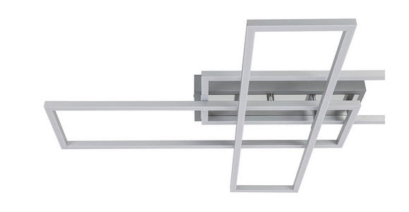 LED-DECKENLEUCHTE 82,5/55/8 cm - Chromfarben/Silberfarben, Basics, Kunststoff/Metall (82,5/55/8cm) - Novel