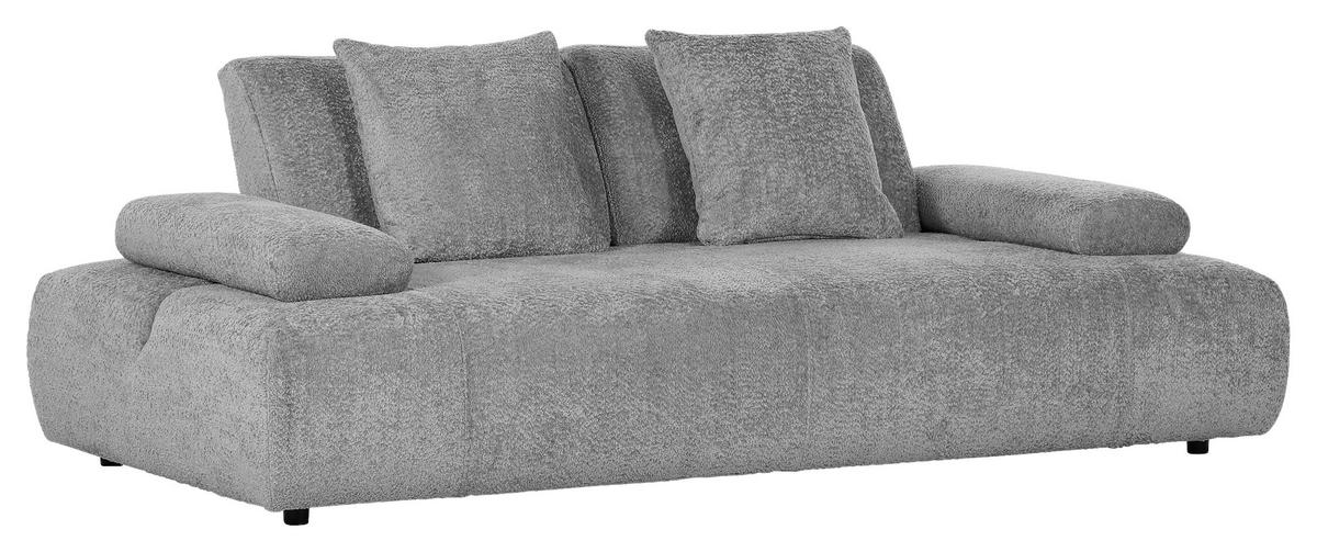 SCHLAFSOFA in Textil Schlammfarben  - Schlammfarben/Schwarz, Konventionell, Kunststoff/Textil (235-255/80/116-138cm) - Carryhome