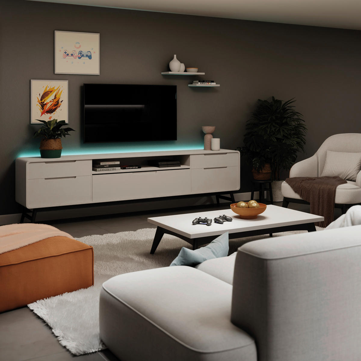 LED-STRIP 500 cm   - Basics, Kunststoff (500cm) - Tint