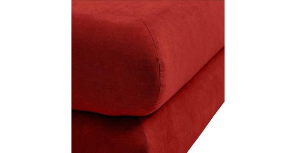 SCHLAFSOFA Mikrofaser Bordeaux  - Chromfarben/Bordeaux, Design, Kunststoff/Textil (196/74/90cm) - Carryhome