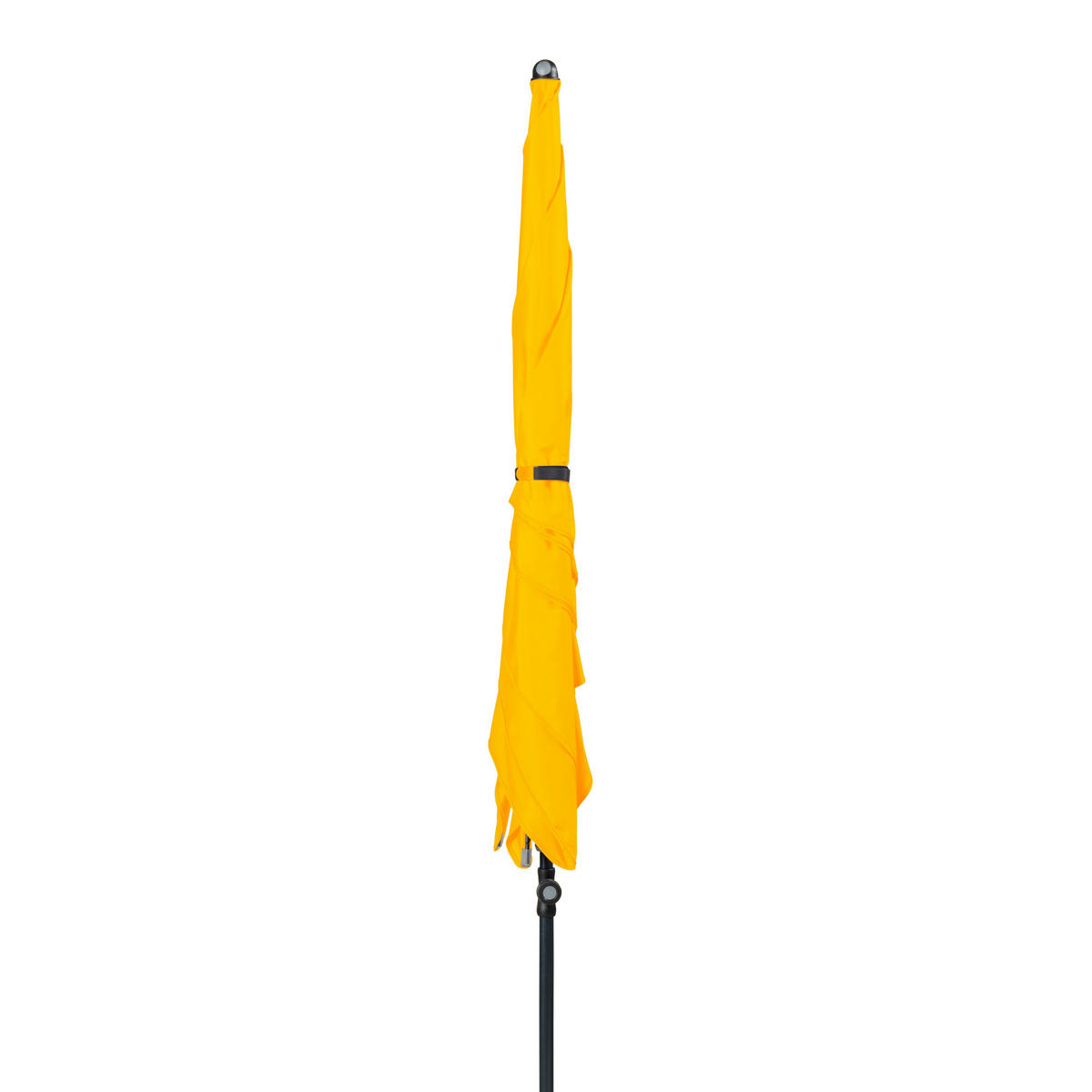 SONNENSCHIRM  230/190 cm  - Anthrazit/Gelb, Basics, Textil/Metall (230/190cm) - Doppler