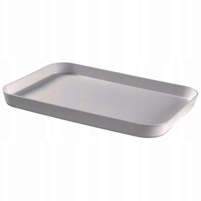 Tavă   - alb, Basics, plastic (43/31/3.5cm)