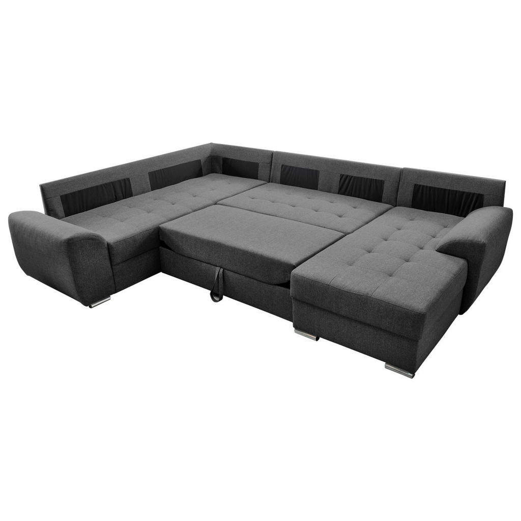 Thumbnail - Livetastic Wohnlandschaft, Grau, Textil, 6-Sitzer, Füllung: Schaumstoff, U-Form, 292x218 cm, Liegefunktion, Wohnzimmer, ...