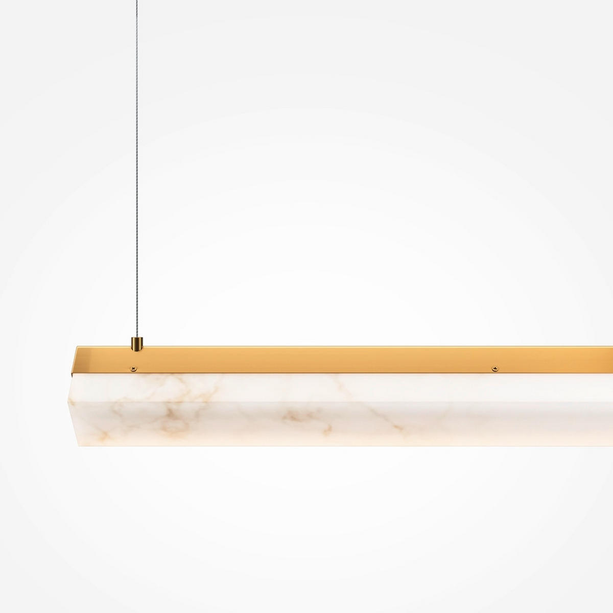 PENDELLEUCHTE 100/8,5/96,2 cm   - Messingfarben, MODERN, Metall (100/8,5/96,2cm) - MAYTONI