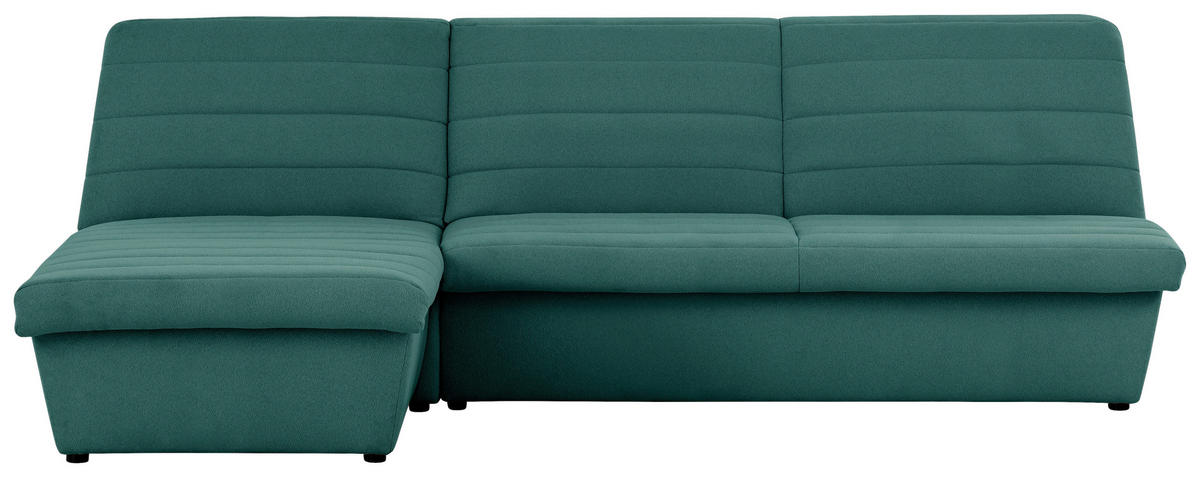 ECKSOFA Looks VIII Grün Webstoff  - Schwarz/Grün, Design, Kunststoff/Textil (168/274cm) - LOOKS by W.Joop