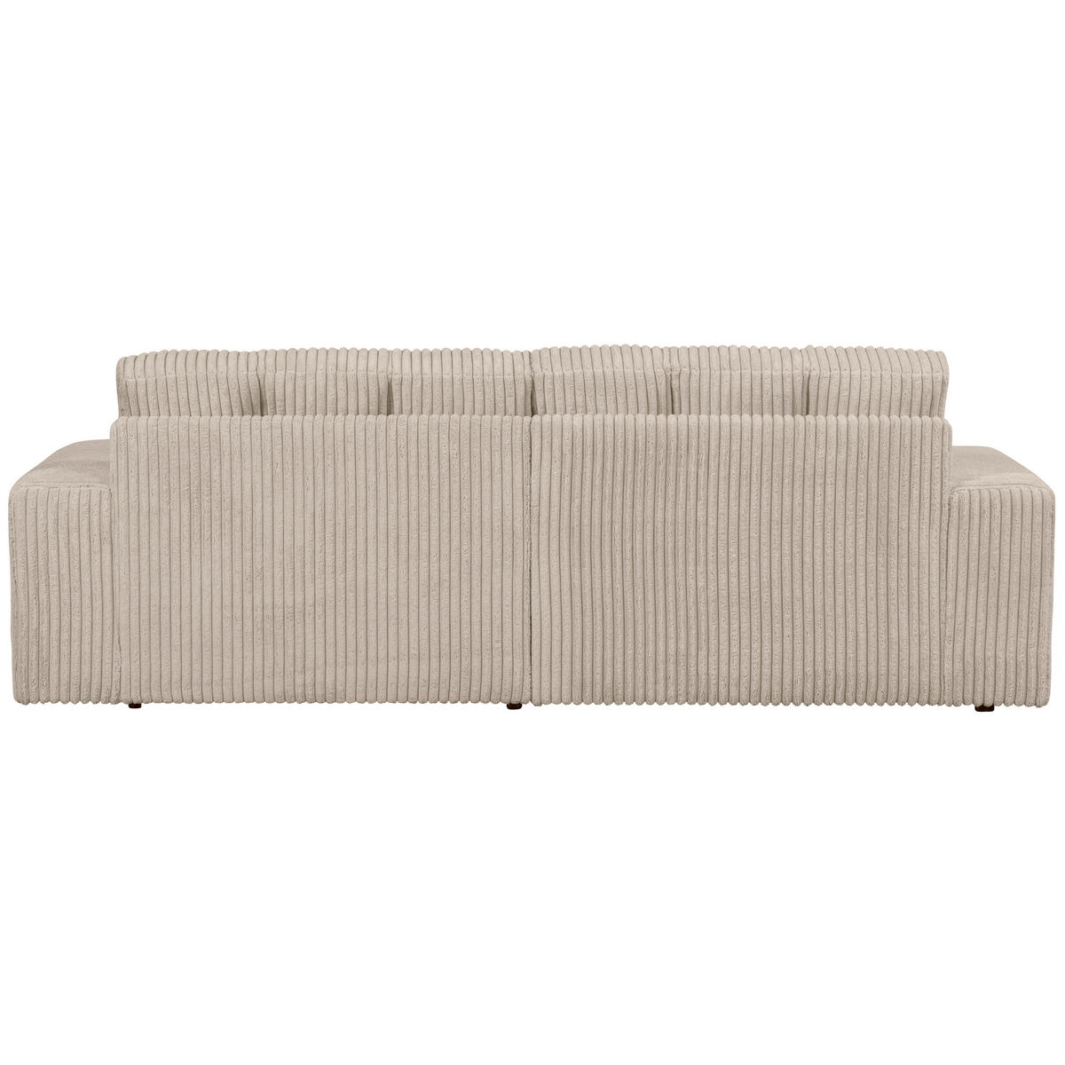 2-SITZER-SOFA Second date gerippt Beige  - Beige/Schwarz, Design, Kunststoff/Textil (226/78/99cm) - Livetastic