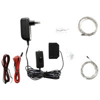 2 Delni Set Led Trakov Carreto  - argintiu, Modern, plastic/metal (100ml) - Hom`in