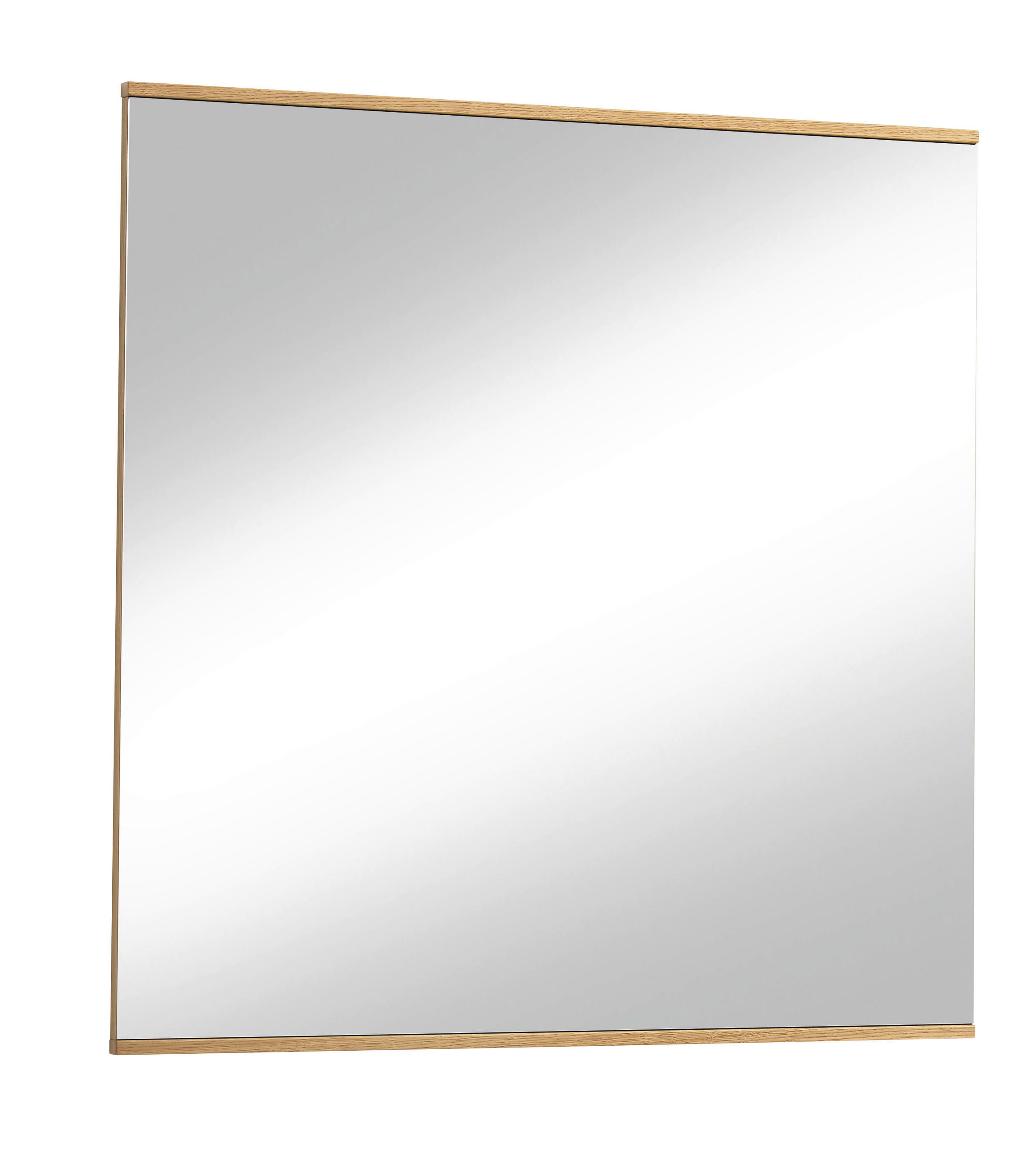WANDSPIEGEL 82/82/2 cm    - Eichefarben, Natur, Glas/Holz (82/82/2cm) - Novel