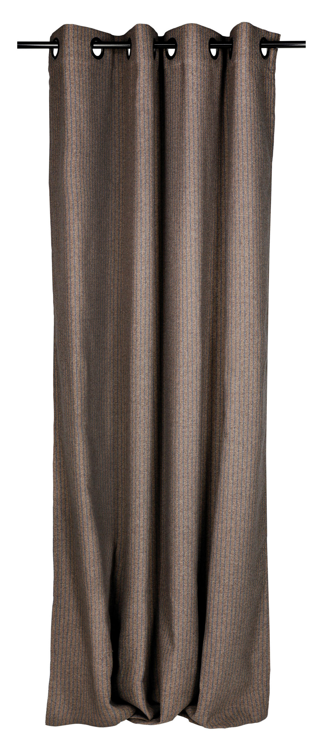 ÖSENSCHAL E-Fun blickdicht 140/250 cm   - Braun, Basics, Textil (140/250cm) - Esprit