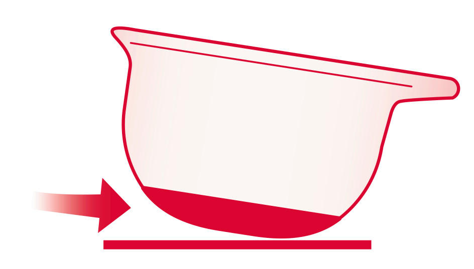 RÜHRSCHÜSSEL - Hellrosa, Basics, Kunststoff (17,8/12,7/20,9cm) - Emsa