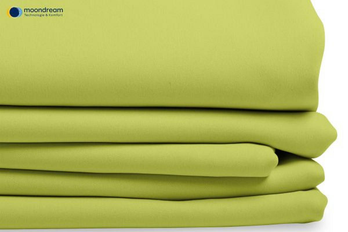 WÄRMESCHUTZVORHANG Verdunkelung 145/260 cm   - Hellgrün, Design, Textil (145/260cm)