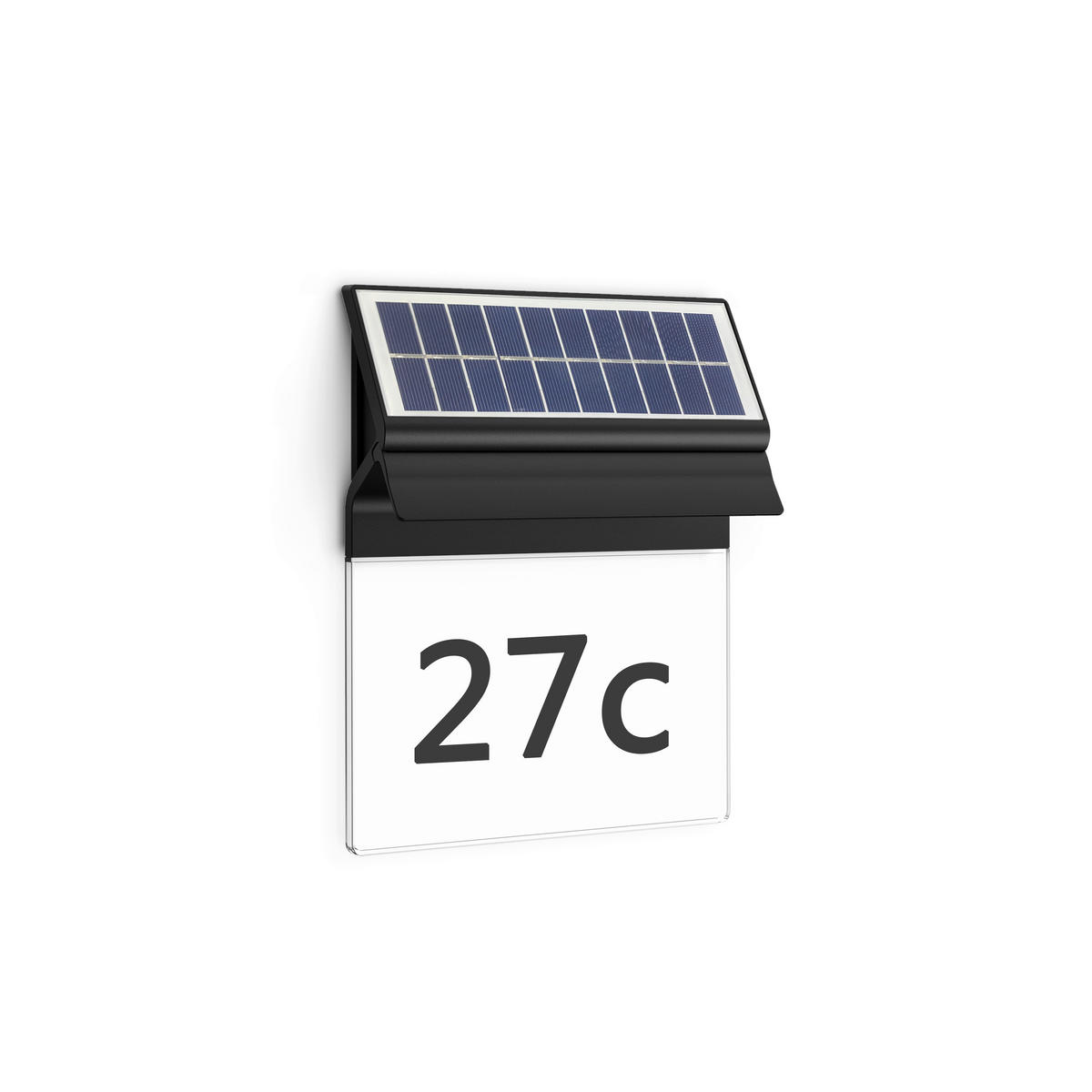 SOLARLEUCHTE 18/23/6 cm   - Schwarz, KONVENTIONELL, Kunststoff (18/23/6cm) - Philips
