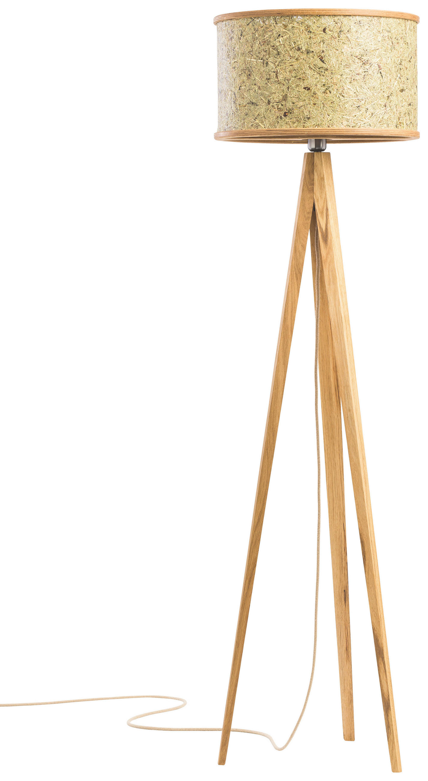 STEHLEUCHTE 45/163 cm - Eichefarben, Natur, Holz/Holzwerkstoff (45/163cm) - ALMUT von Wildheim