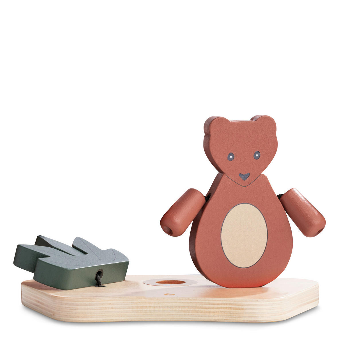 MOTORIKSPIEL - Buchefarben/Terracotta, Basics, Holz (11/13/20cm) - Hauck