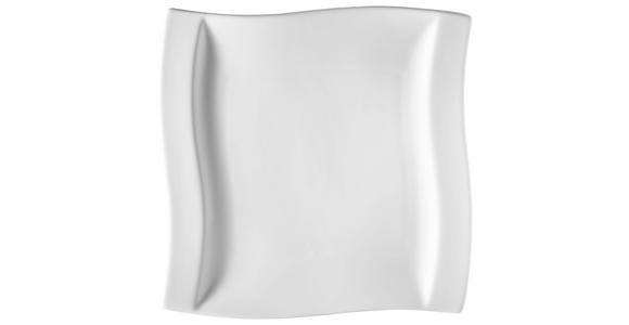 SPEISETELLER Swing 26/26,5 cm - Weiß, KONVENTIONELL, Keramik (26/26,5cm) - Novel