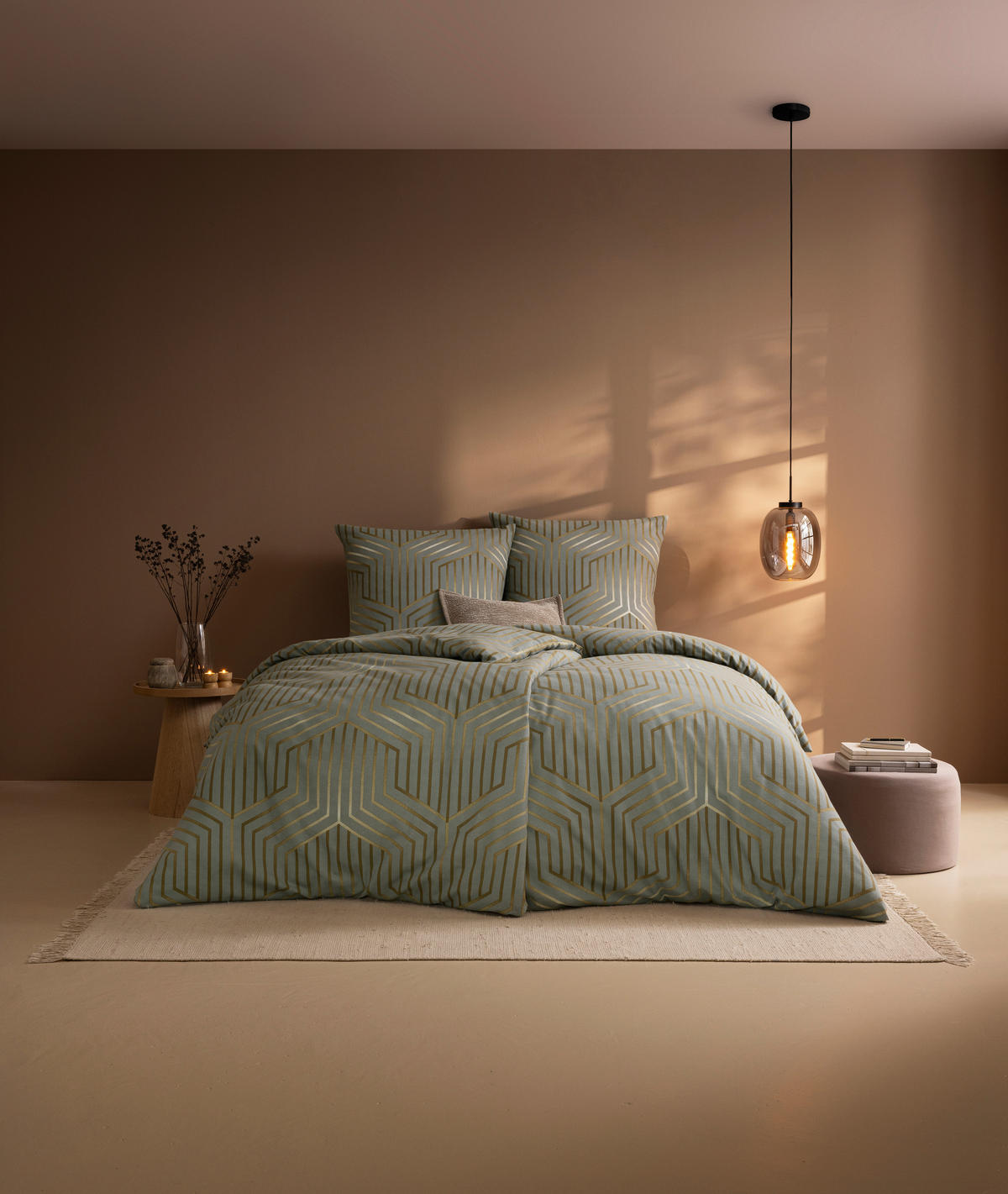 BETTWÄSCHE Atelier Flanell 155/220 cm  - Grau, Design, Textil (155/220cm) - Estella