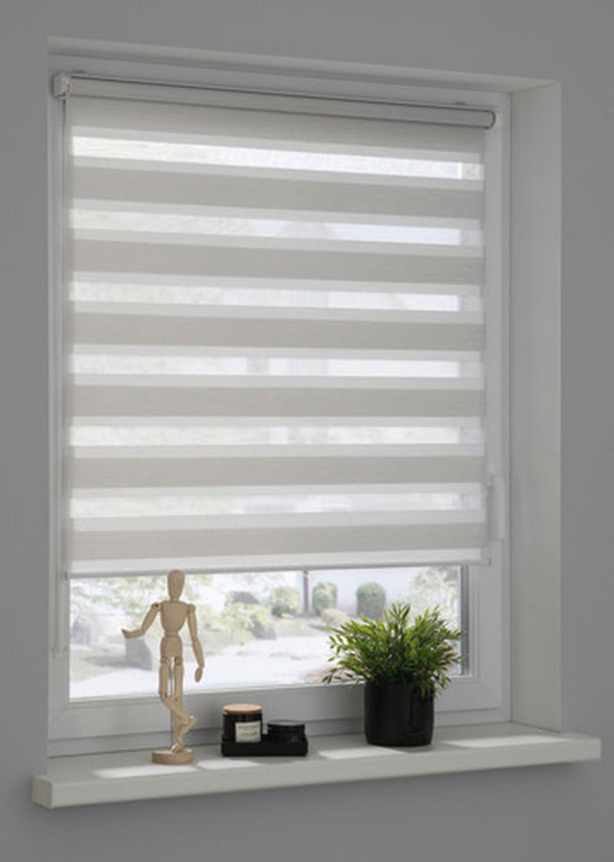 DOPPELROLLO  blickdicht  120/150 cm    - Beige, Basics, Textil (120/150cm) - Schöner Wohnen
