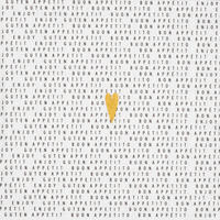 SERVIETTE  33/33 cm   - Weiss/Goldfarben, Basics, Papier (33/33cm) - Räder