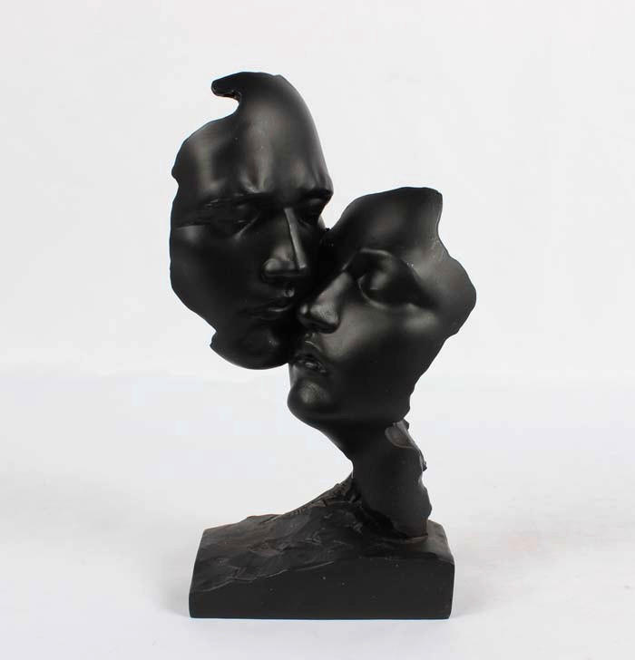 Sculptură - auriu/negru, Basics, plastic (12/6/21cm)
