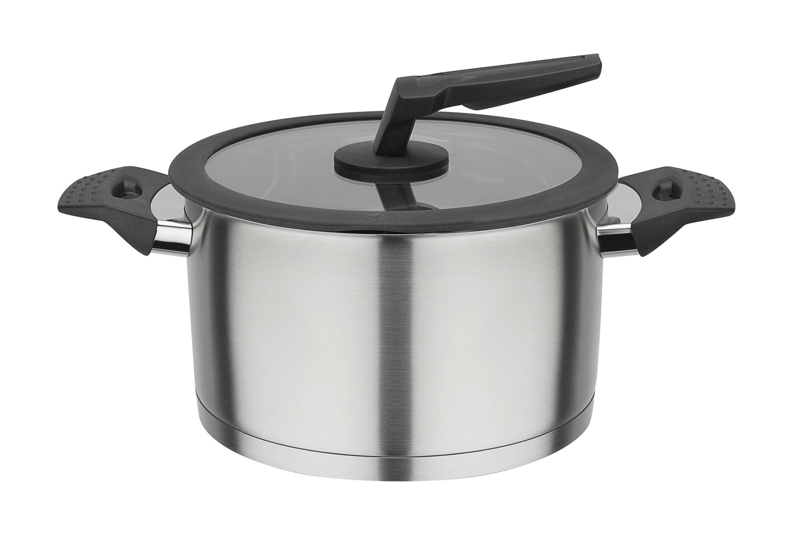 Thumbnail - GSW Kochtopfset Apart, Edelstahl, Metall, 4-teilig, 16 cm,20 cm,16 cm, 1.8 L,3.4 L,6 L,1.4 L, ISO 9001, Messskala, backo...