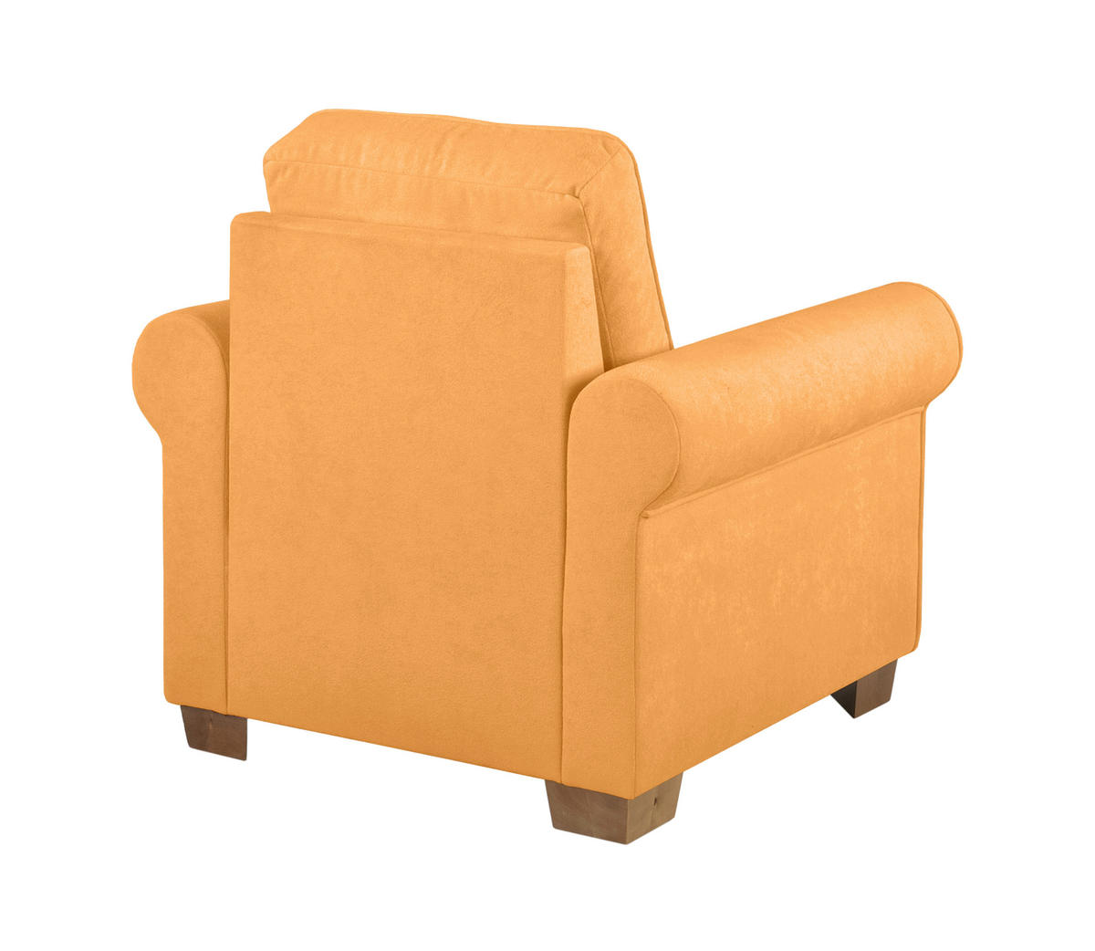 SESSEL in Gelb  - Gelb/Buchefarben, Design, Holz/Textil (93/89/82cm) - MID.YOU