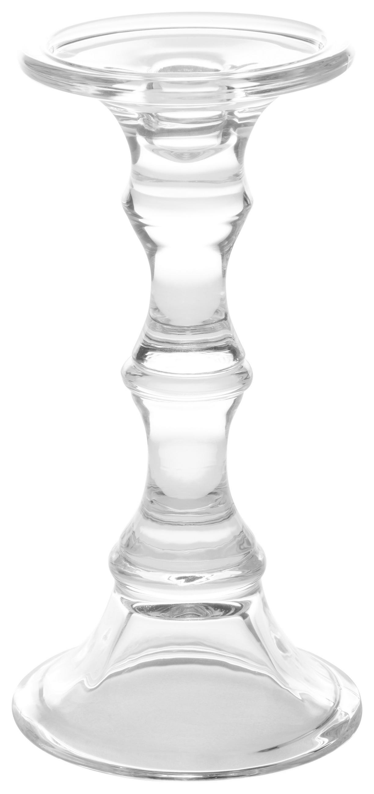 LJUSSTAKE  - transparent, Basics, glas (12/23,3cm) - Ambia Home
