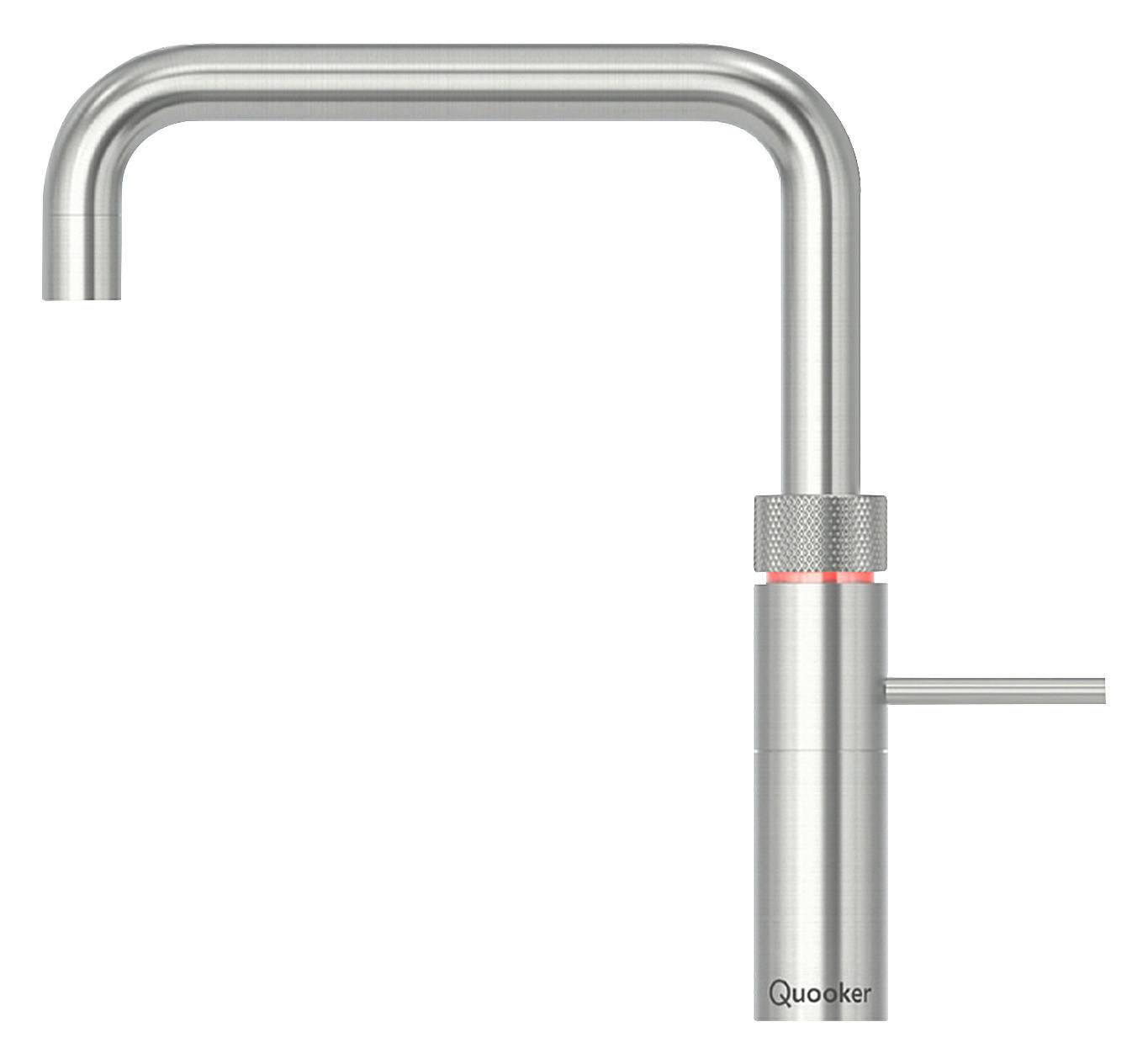 KÜCHENARMATUR Fusion Square  - Edelstahlfarben, Basics, Metall (4/29,1/25,1cm) - Quooker
