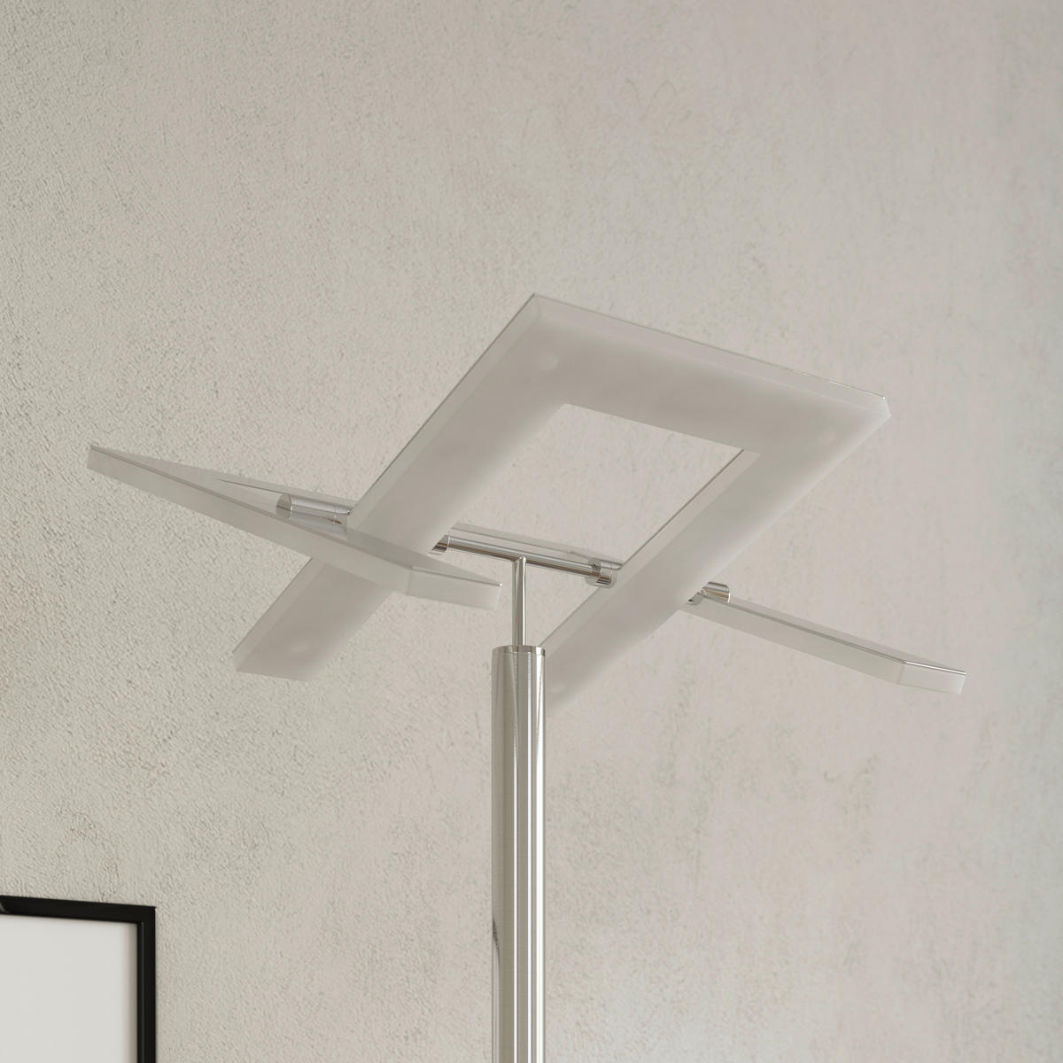 LED-DECKENFLUTER Niko 35/180 cm  - Nickelfarben, KONVENTIONELL, Kunststoff/Metall (35/180cm) - Dieter Knoll