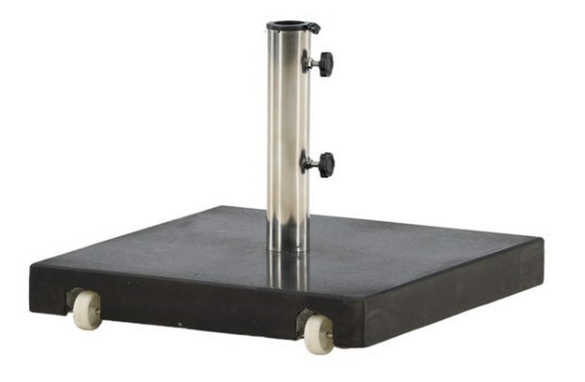 PARASOLLFOT - mörkgrå, Basics, metall/plast (50/27/50cm) - Best Price