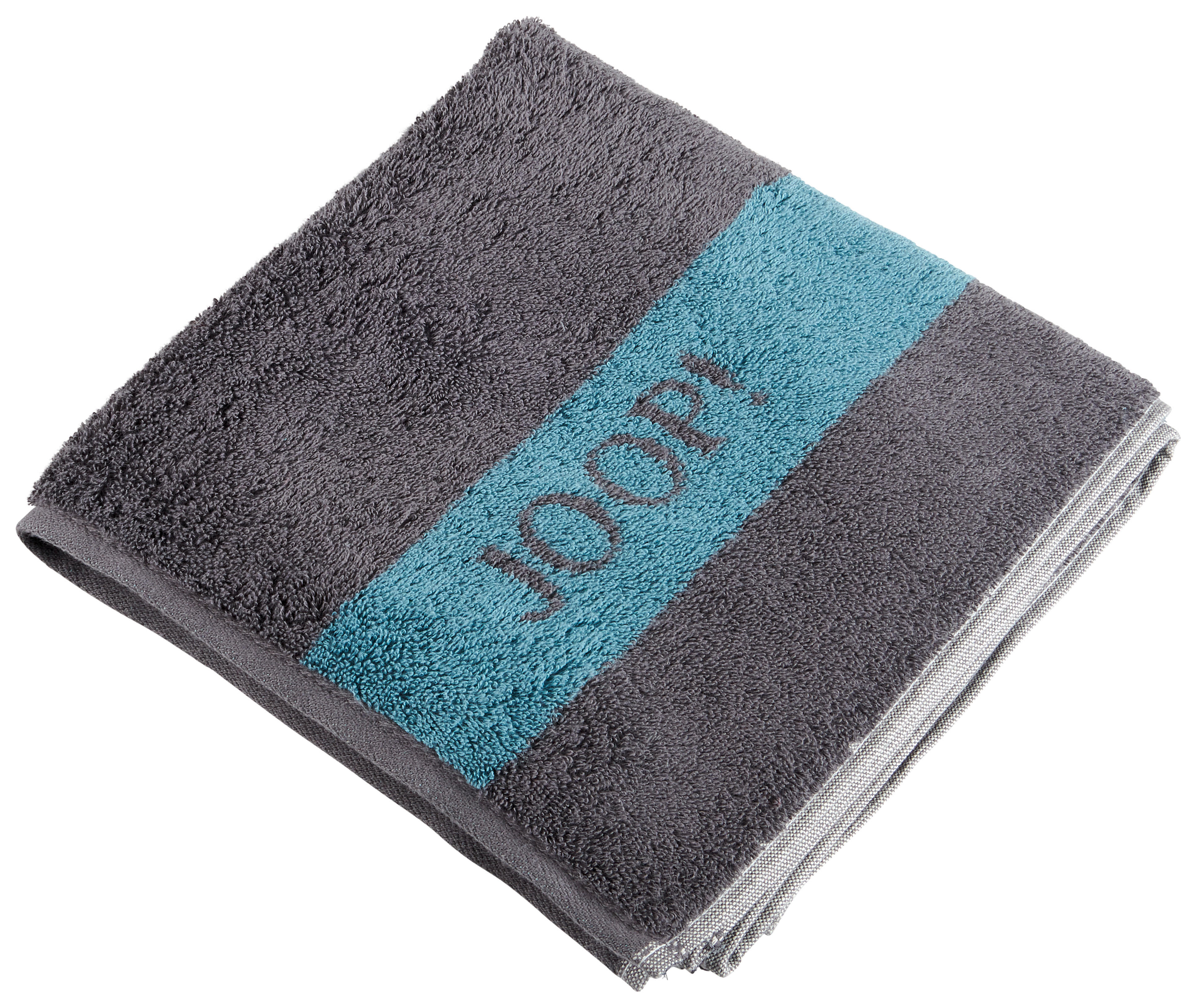 HANDTUCH Infinity Doubleface  - Blau/Graphitfarben, Basics, Textil (50/100cm) - Joop!