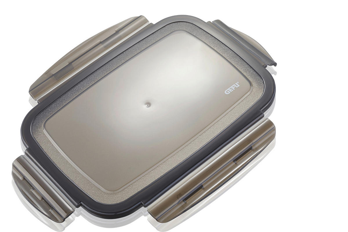 SET KUTIJA ZA HRANU     - siva, Osnovno, metal/plastika - Gefu